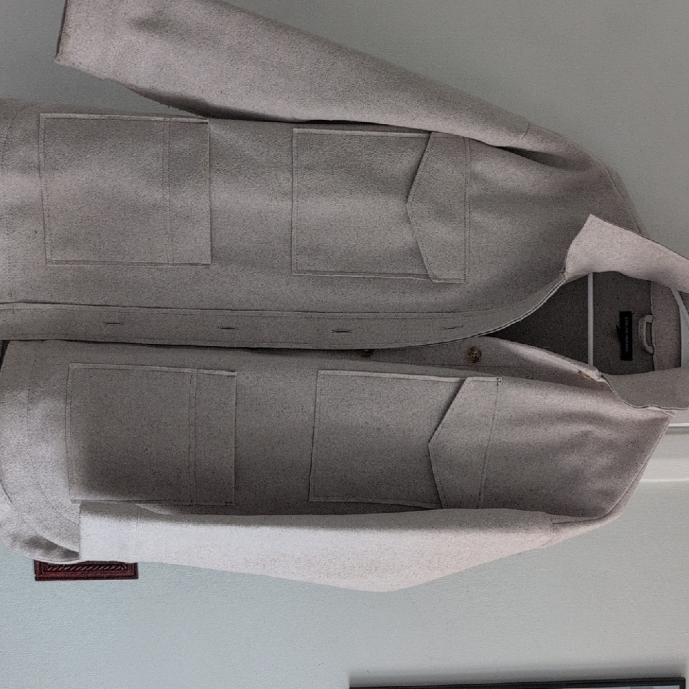 Banana Republic Light Gray Blazer